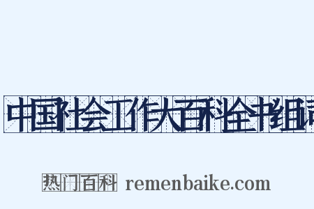 中国社会工作大百科全书组词是什么意思的图片